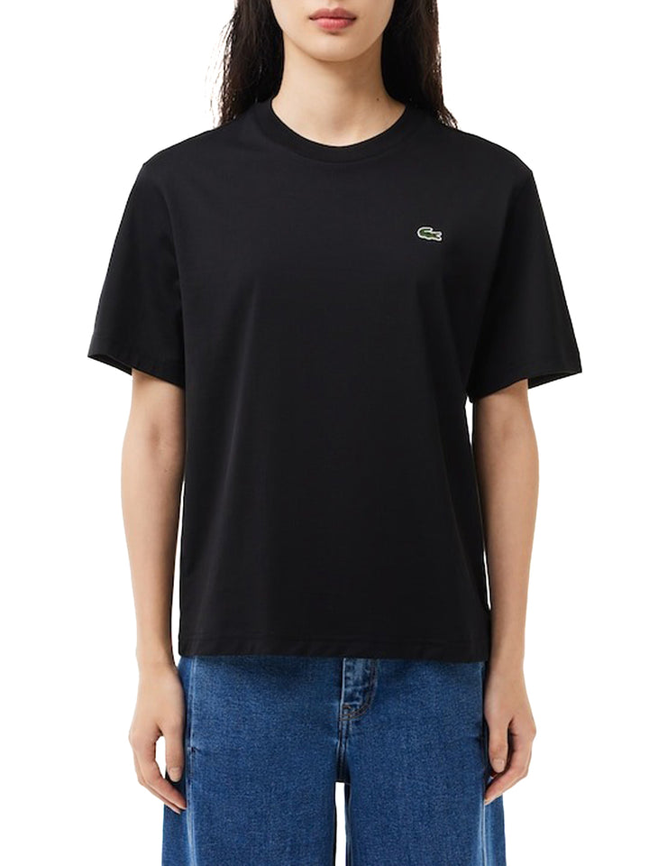 Lacoste T-shirt Donna Tf7215 Nero