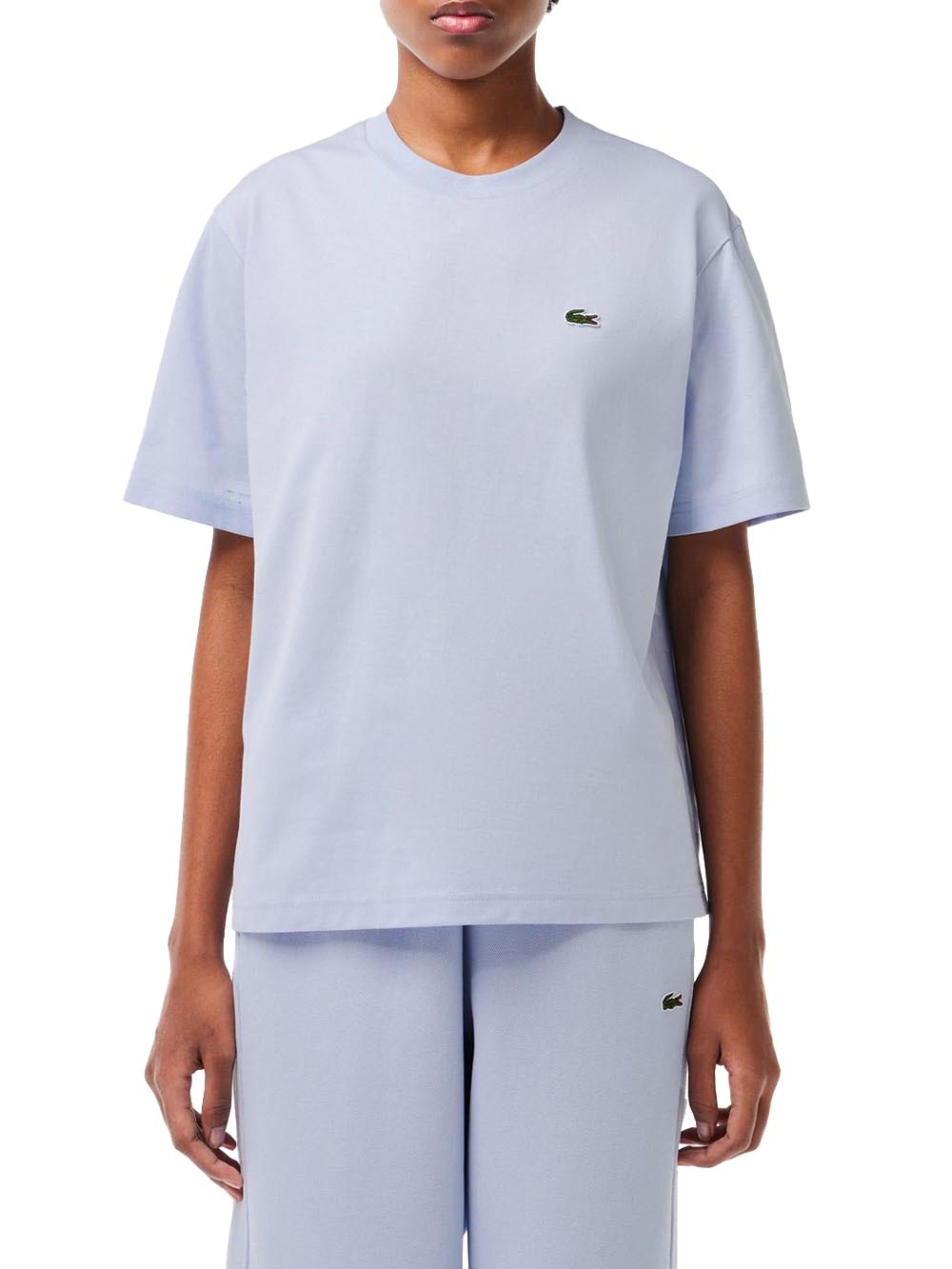 Lacoste T-shirt Uomo Tf7215 Celeste