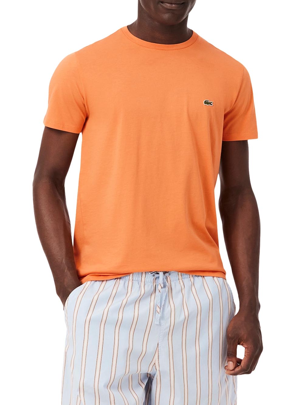 Lacoste T-shirt Uomo Th6709 Arancione