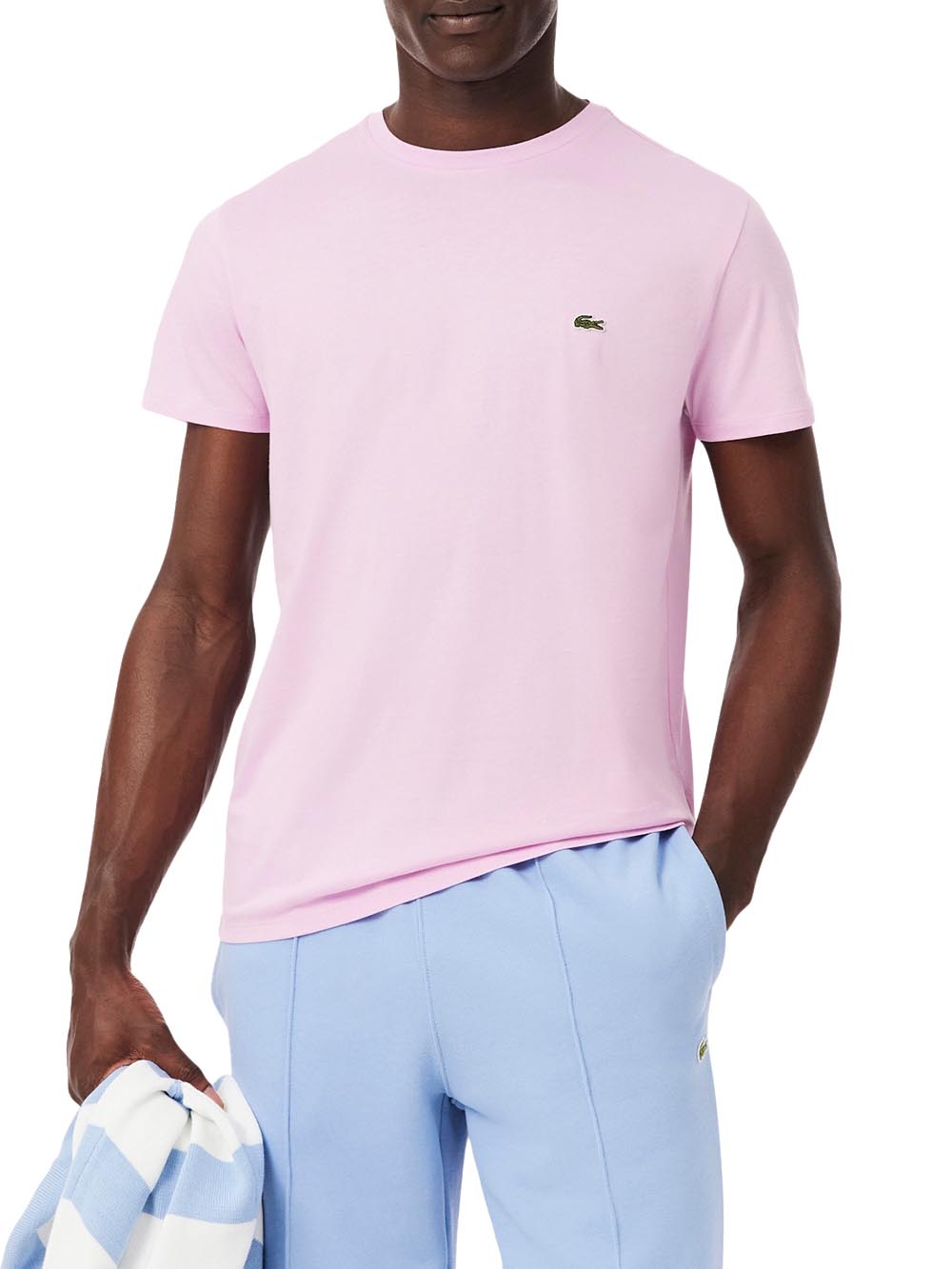 Lacoste T-shirt Uomo Th6709 Rosa