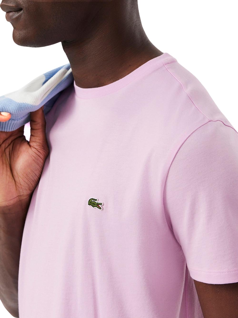 Lacoste T-shirt Uomo Th6709 Rosa