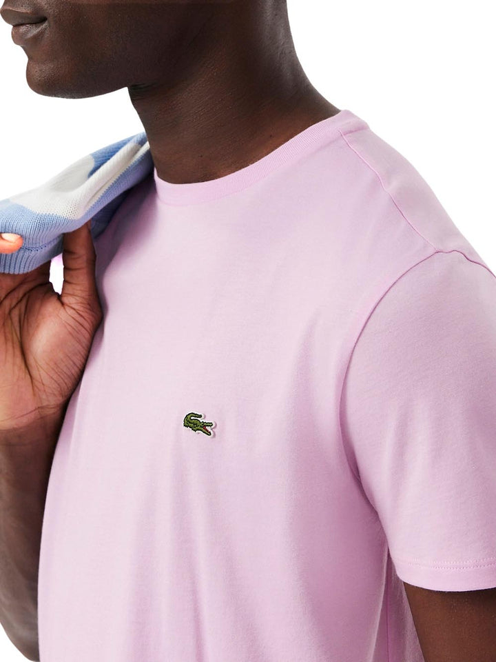 Lacoste T-shirt Uomo Th6709 Rosa