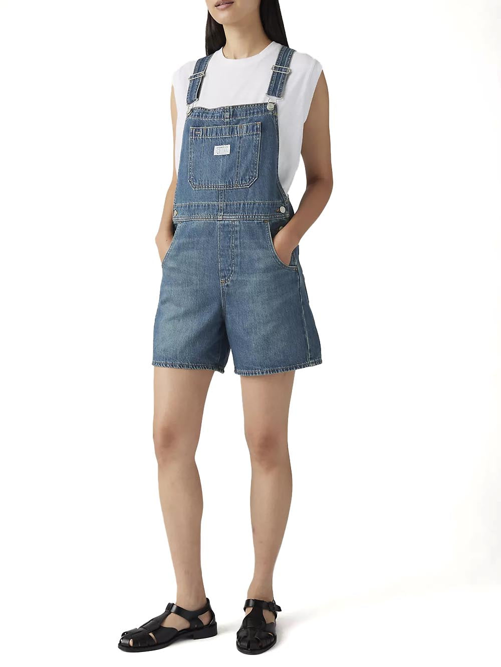 UTILITY SHORTALL ANNIVERSARY PARTY SHORT Levi's Salopette Donna 001uy Scuro