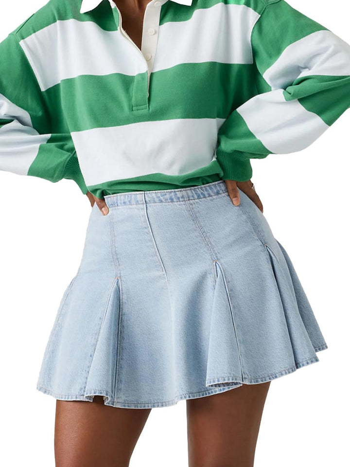 GODET MINI SKIRT OF COURSE STONE Levi's Gonna Donna 005dv Chiaro