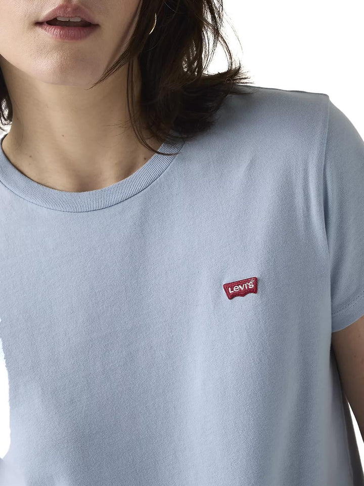 PERFECT TEE FRENCH VANILLA COTTON Levi's T-shirt Donna 39185 Celeste