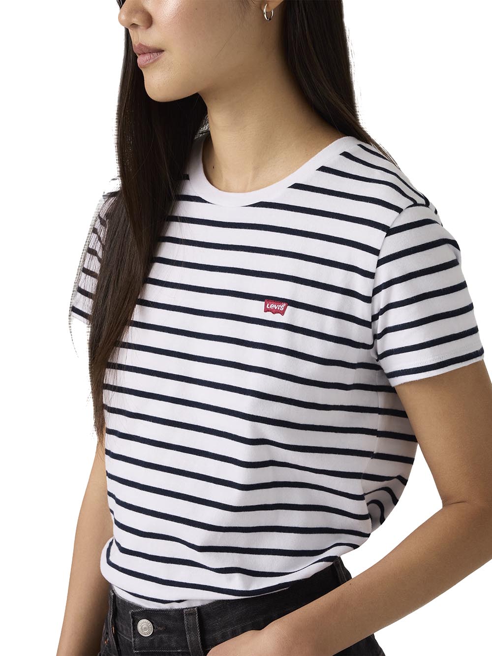 Levi's T-shirt Donna 39185 Bianco/blu
