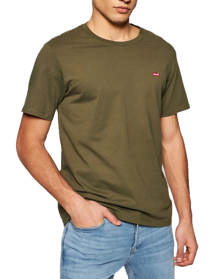 SS ORIGINAL HM TEE OXBLOOD RED Levi's T-shirt Uomo 56605 Verde