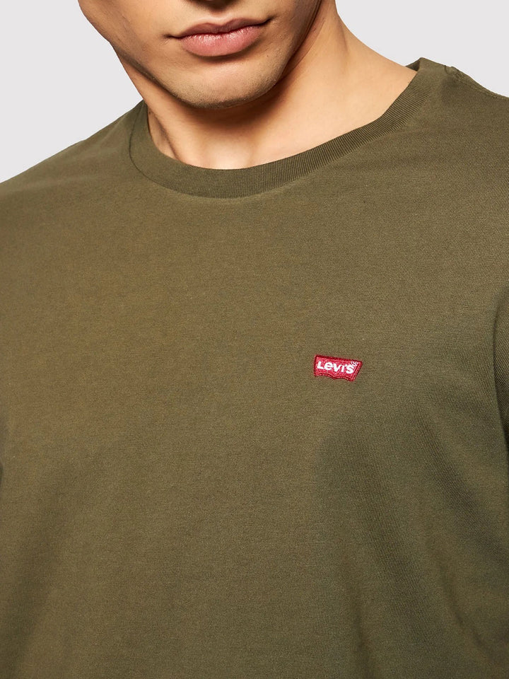 SS ORIGINAL HM TEE OXBLOOD RED Levi's T-shirt Uomo 56605 Verde