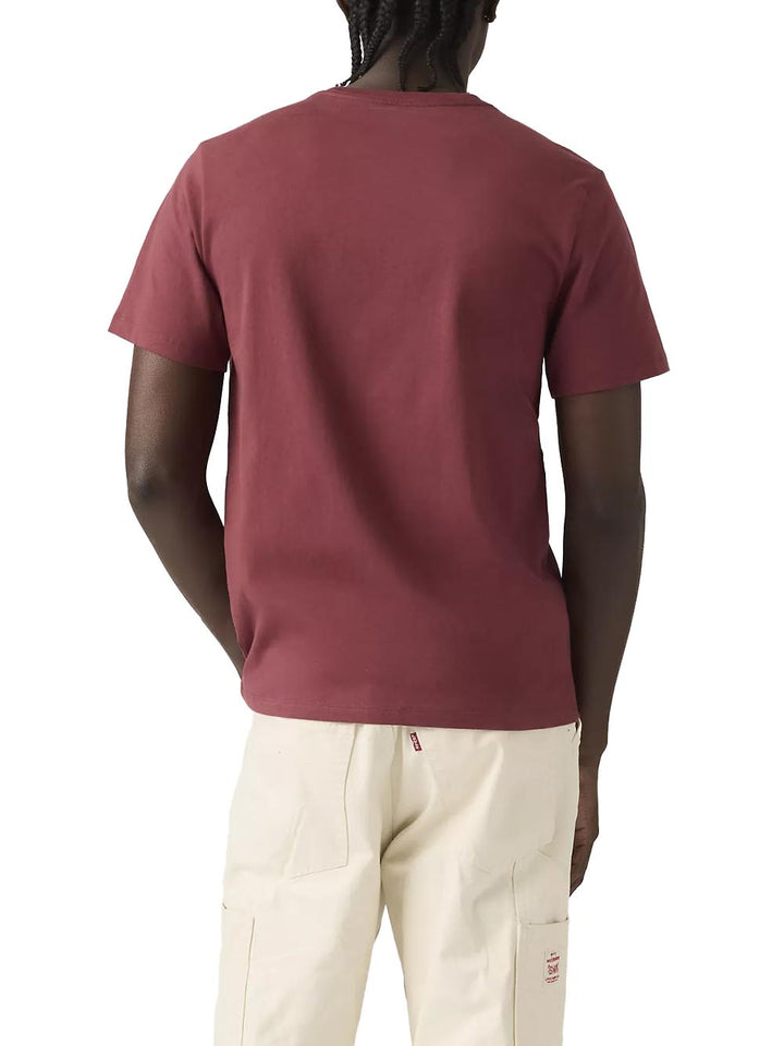 SS ORIGINAL HM TEE OXBLOOD RED Levi's T-shirt Uomo 56605 Rosso