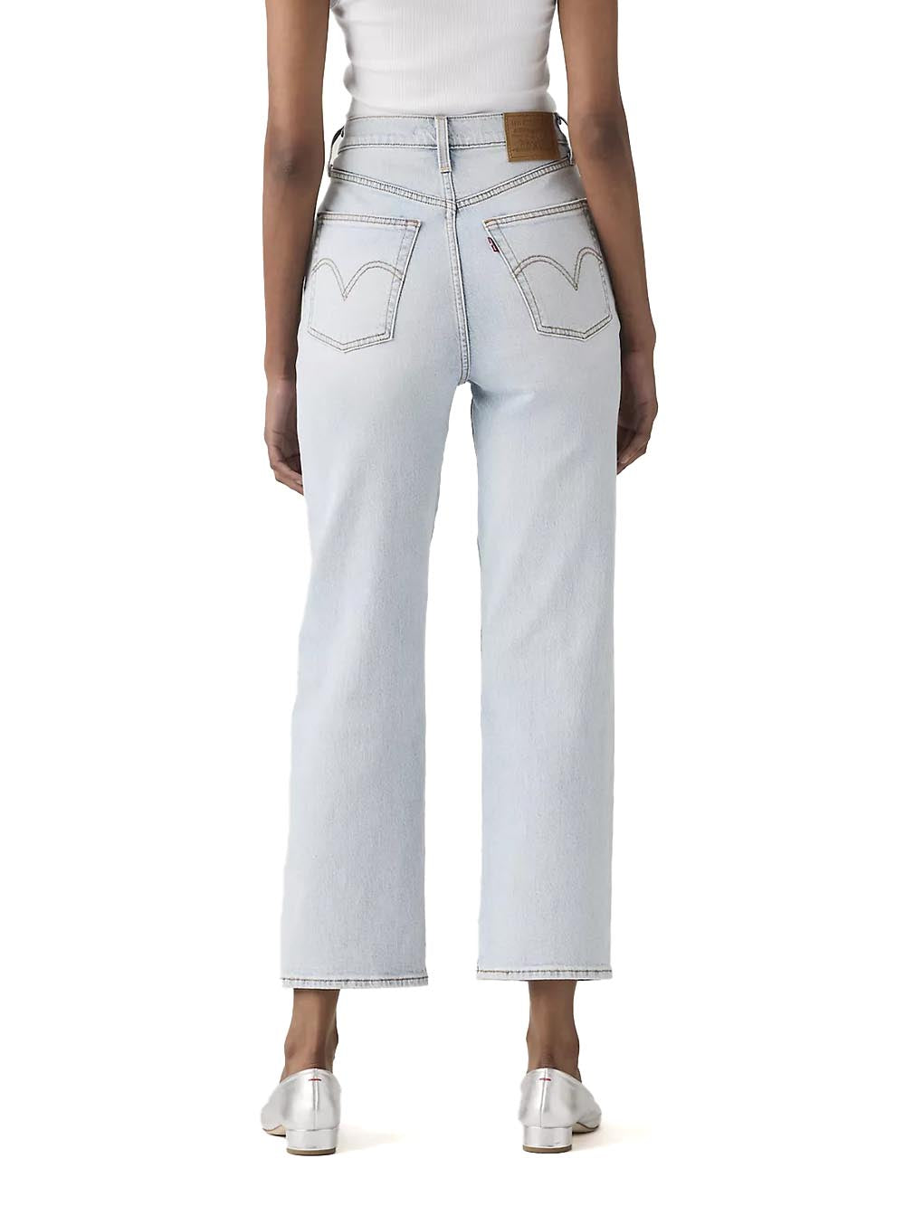 RIBCAGE STRAIGHT ANKLE FILTER HER LTW Levi's Jeans Donna 72693 Chiaro