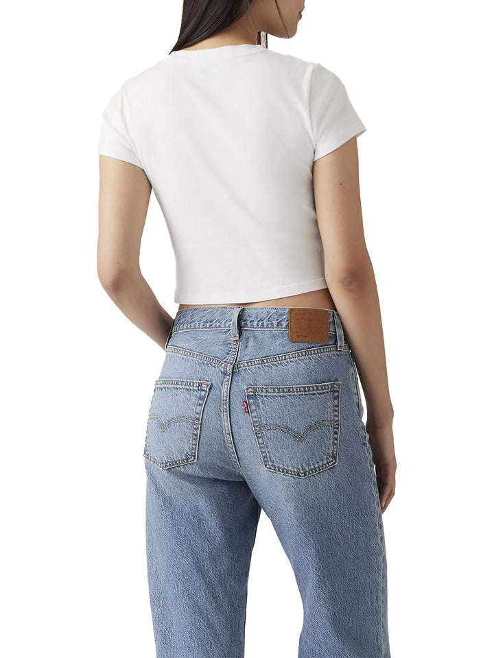 ESSENTIAL SPORTY TEE EMILY STRIPE BRIGHT Levi's T-shirt Donna A7419 Bianco