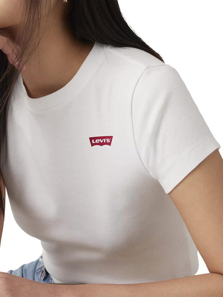 ESSENTIAL SPORTY TEE EMILY STRIPE BRIGHT Levi's T-shirt Donna A7419 Bianco