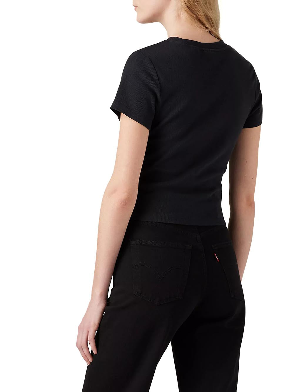 ESSENTIAL SPORTY TEE EMILY STRIPE BRIGHT Levi's T-shirt Donna A7419 Nero