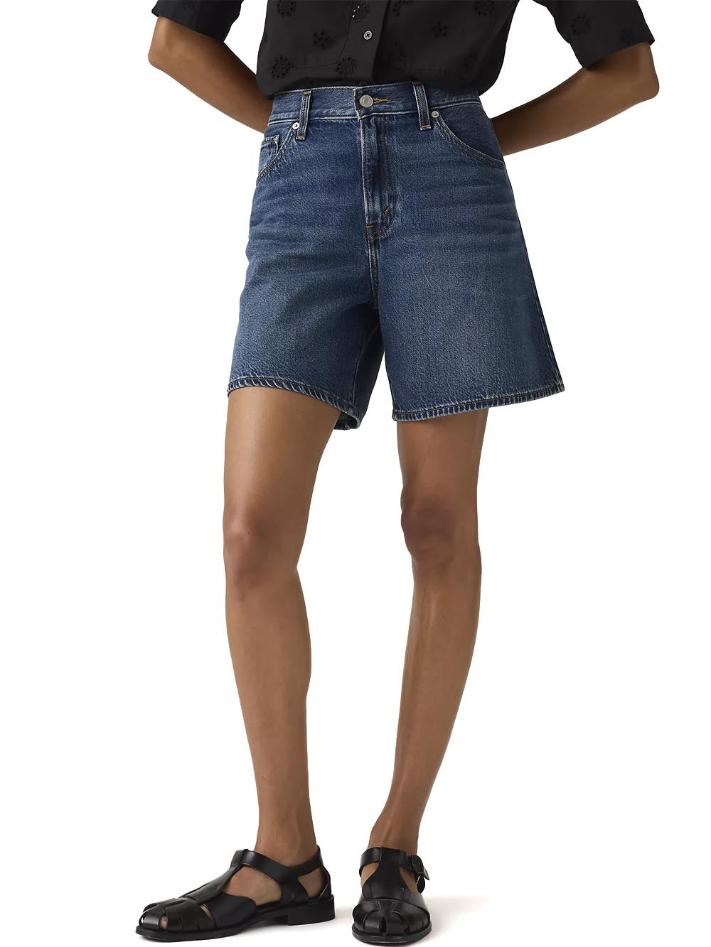 HIGH BAGGY SHORT OWN IT TENCEL Levi's Short Donna A9311 Scuro