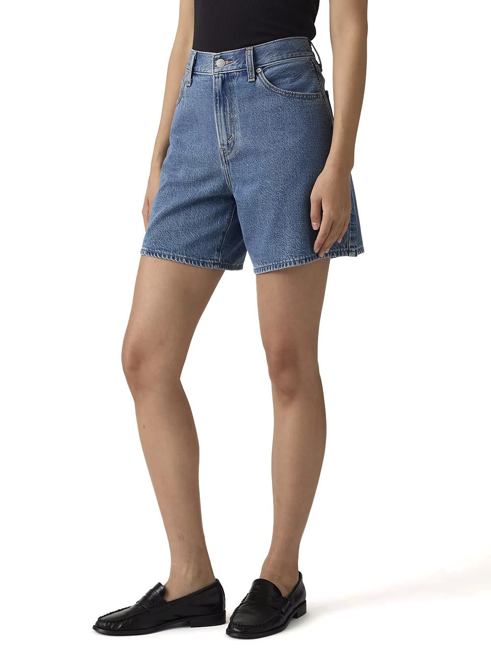 HIGH BAGGY SHORT OWN IT TENCEL Levi's Short Donna A9311 Medio