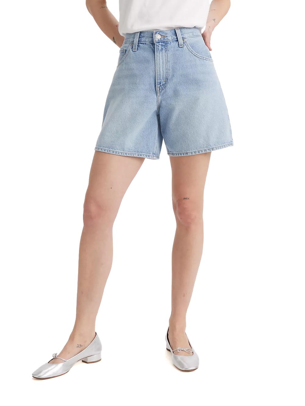 HIGH BAGGY SHORT OWN IT TENCEL Levi's Short Donna A9311 Medio