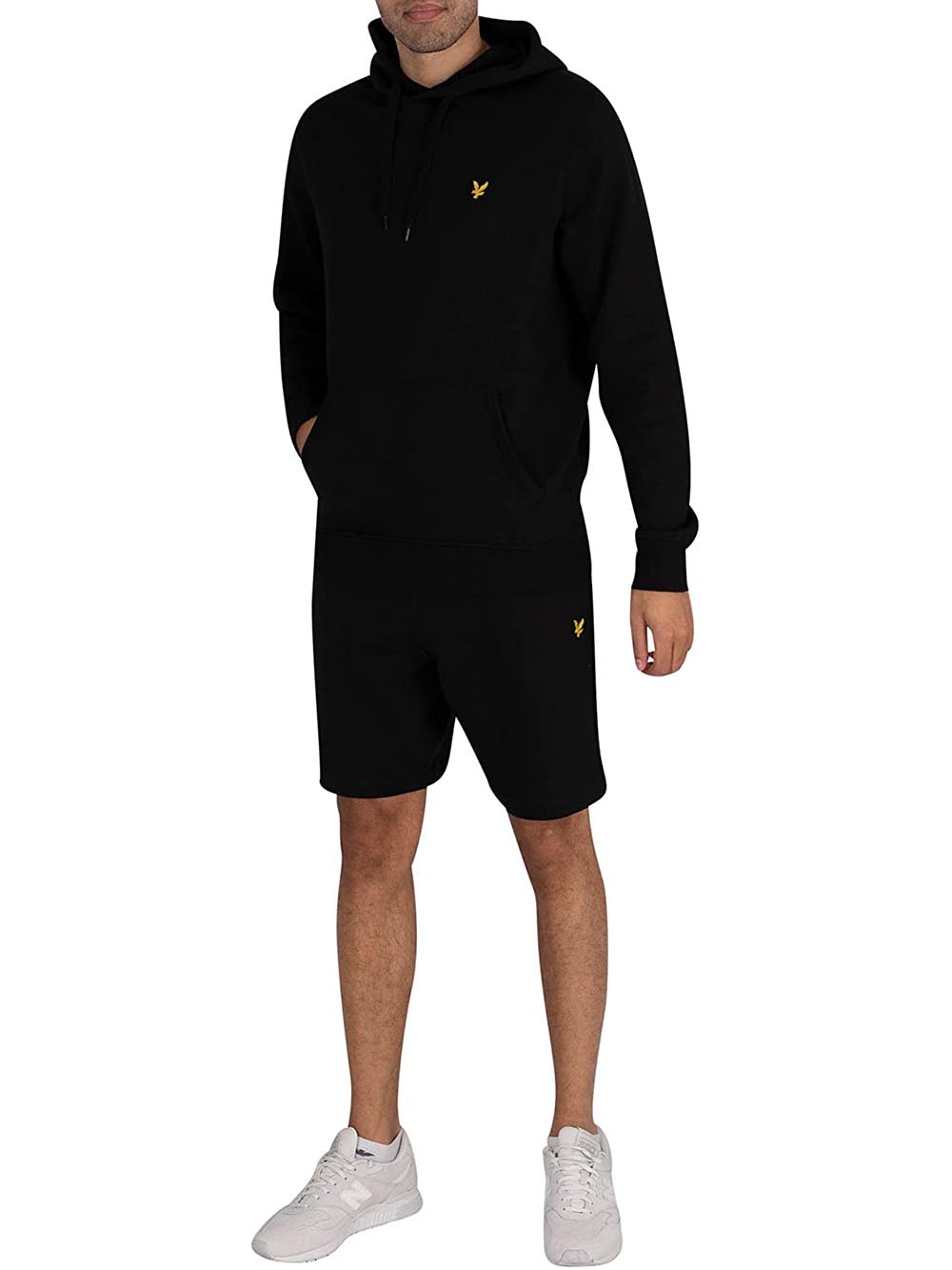 Plain Sweatshort Lyle & Scott Bermuda Uomo Ml414vog Nero