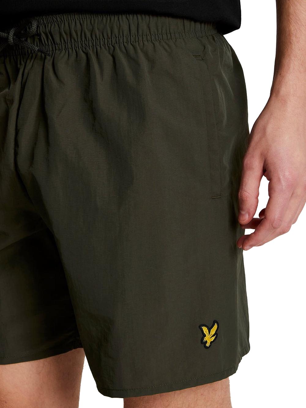 Plain Swim Short Lyle & Scott Costume Uomo Sh1204vb Verde oliva