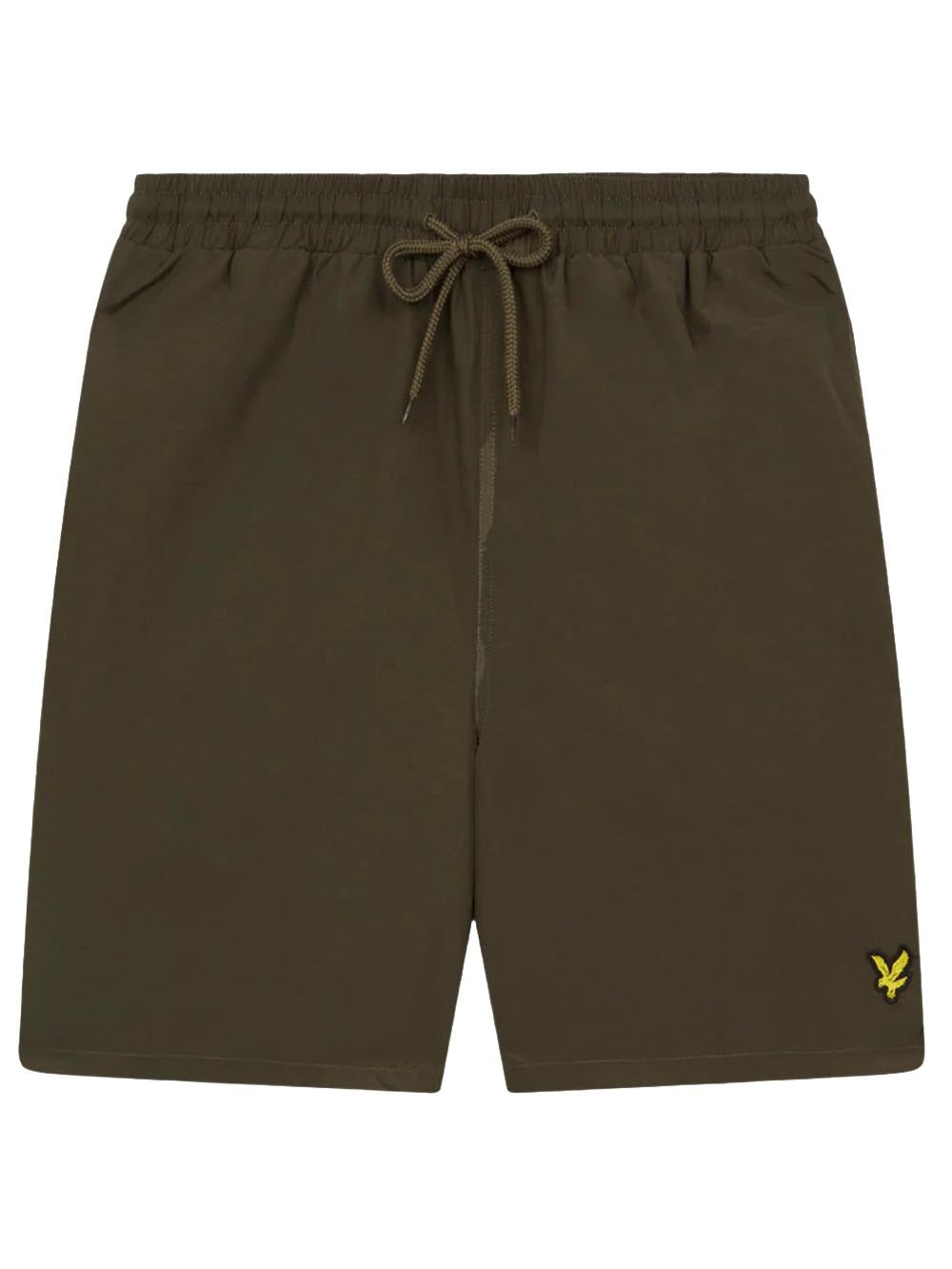 Plain Swim Short Lyle & Scott Costume Uomo Sh1204vb Verde oliva