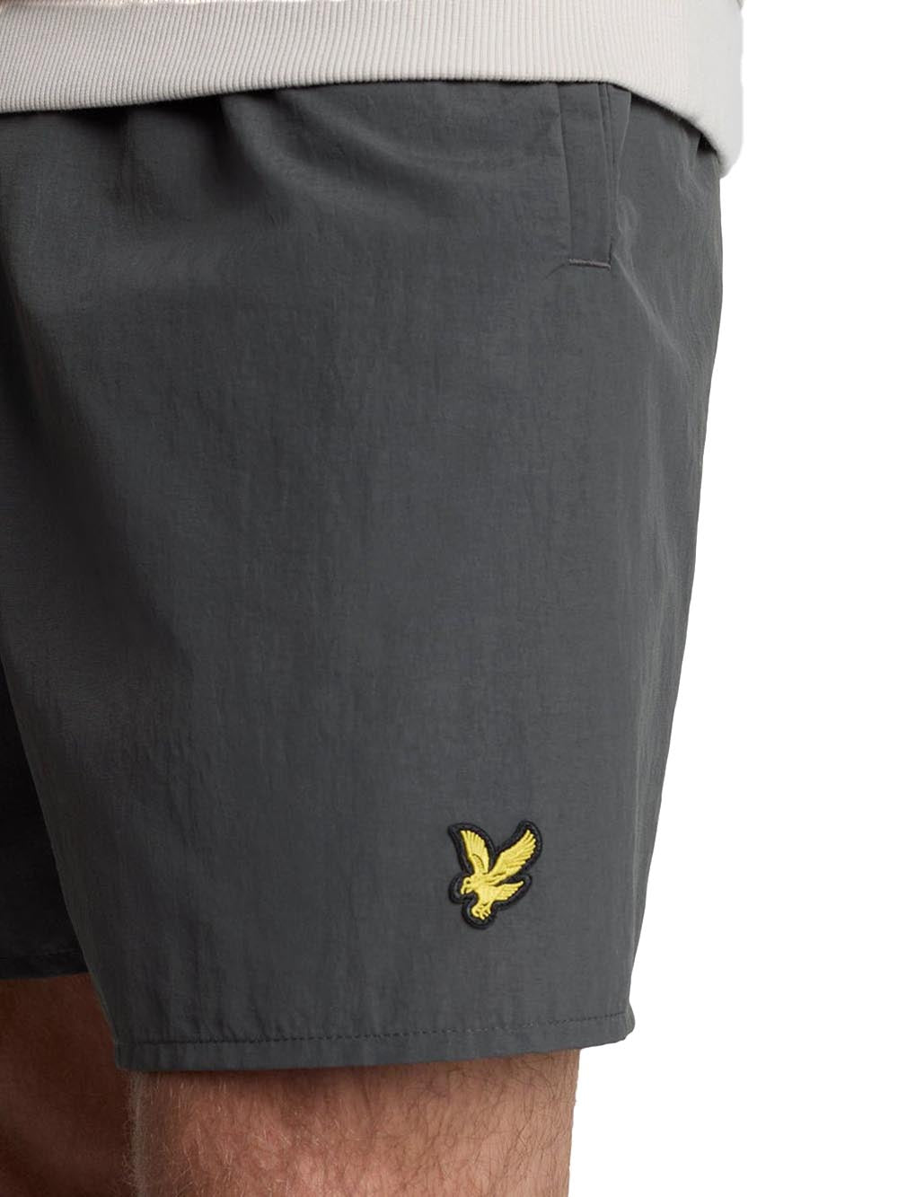 Plain Swim Short Lyle & Scott Costume Uomo Sh1204vb Grigio scuro