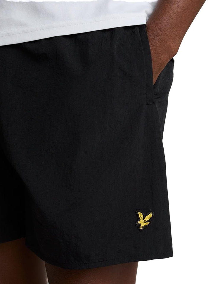 Plain Swim Short Lyle & Scott Costume Uomo Sh1204vb Nero