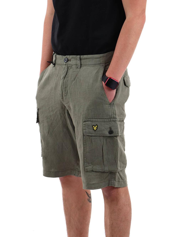 Lyle & Scott Bermuda Uomo Sh1819ita Verde militare