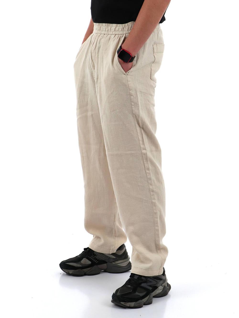 Lyle & Scott Pantalone Uomo Sw1801ita Panna