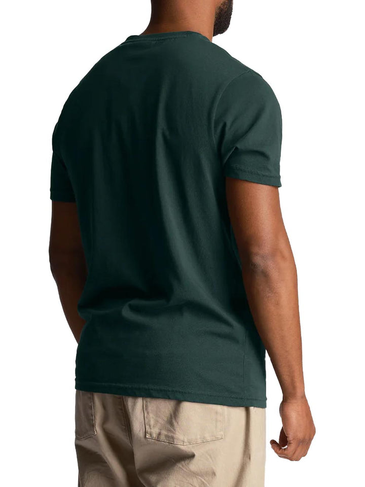 Plain T-Shirt Lyle & Scott T-shirt Uomo Ts400vogx Verde scuro
