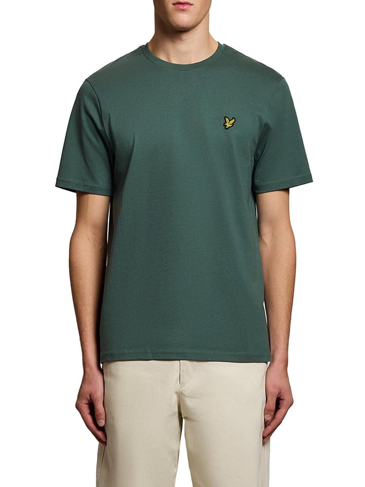 Plain T-shirt Lyle & Scott T-shirt Uomo Ts400vogt Verde