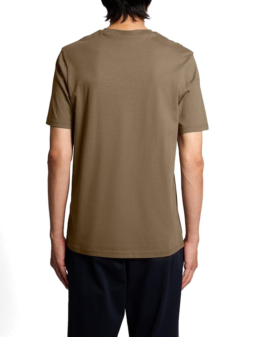 Plain T-shirt Lyle & Scott T-shirt Uomo Ts400vogt Verde kaki