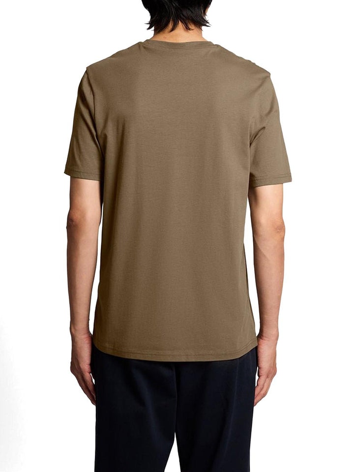 Plain T-shirt Lyle & Scott T-shirt Uomo Ts400vogt Verde kaki