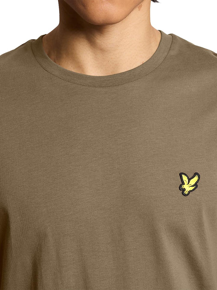 Plain T-shirt Lyle & Scott T-shirt Uomo Ts400vogt Verde kaki