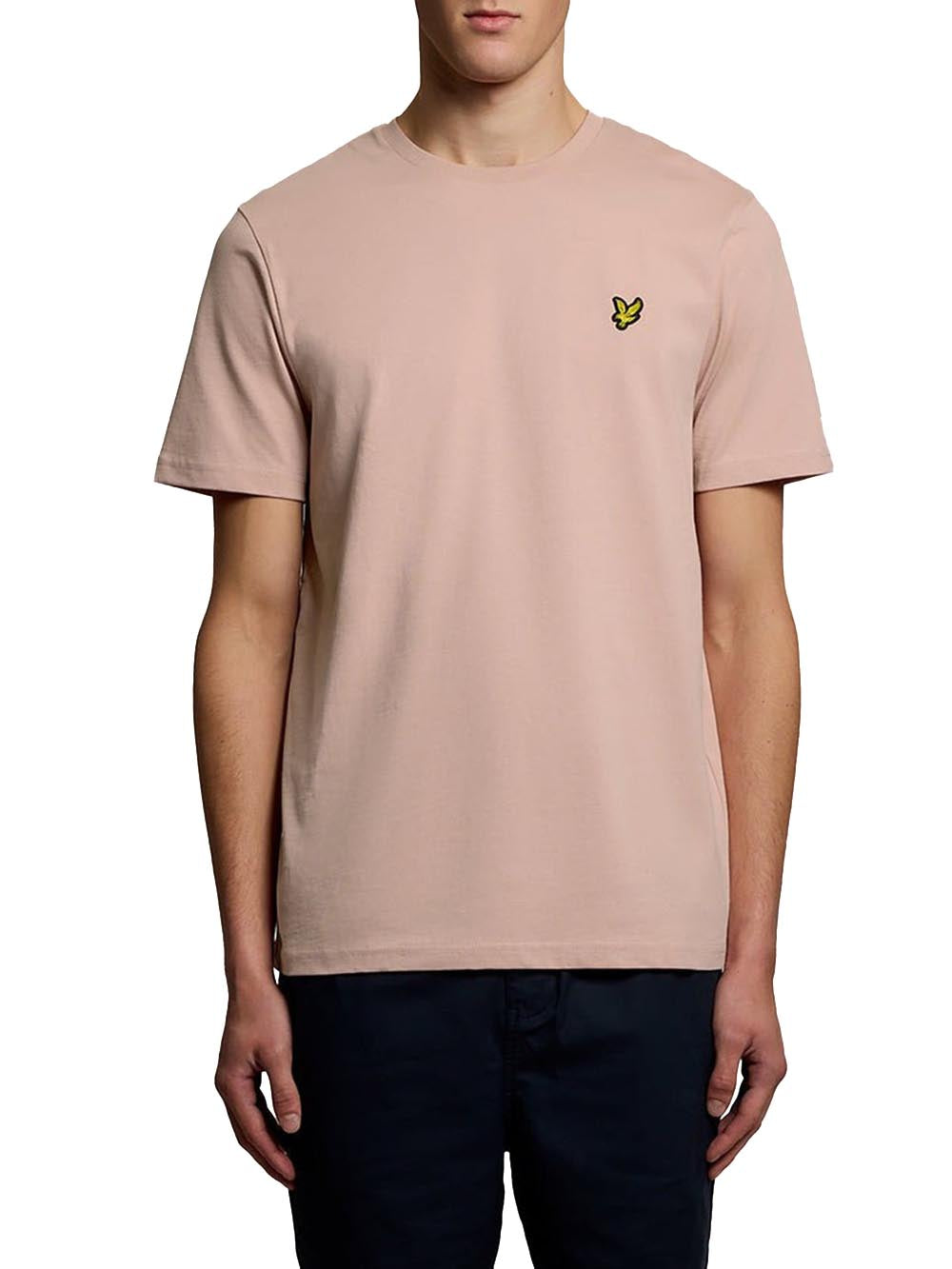 Plain T-shirt Lyle & Scott T-shirt Uomo Ts400vogt Rosa