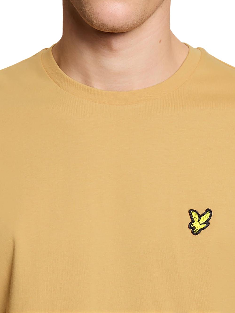 Plain T-shirt Lyle & Scott T-shirt Uomo Ts400vogt Senape