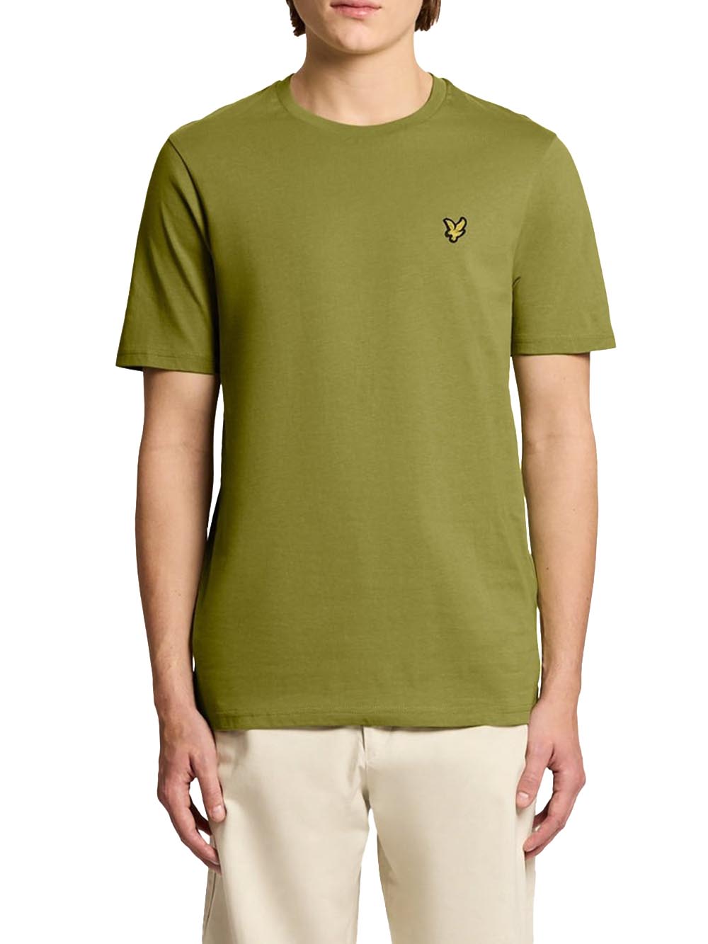 Plain T-shirt Lyle & Scott T-shirt Uomo Ts400vogt Verde acido