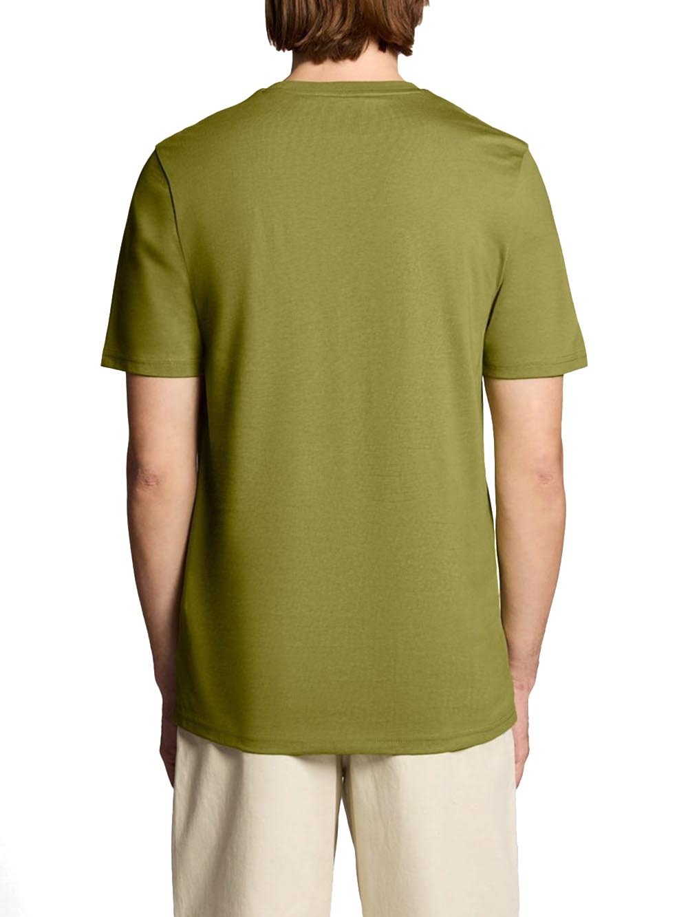 Plain T-shirt Lyle & Scott T-shirt Uomo Ts400vogt Verde acido