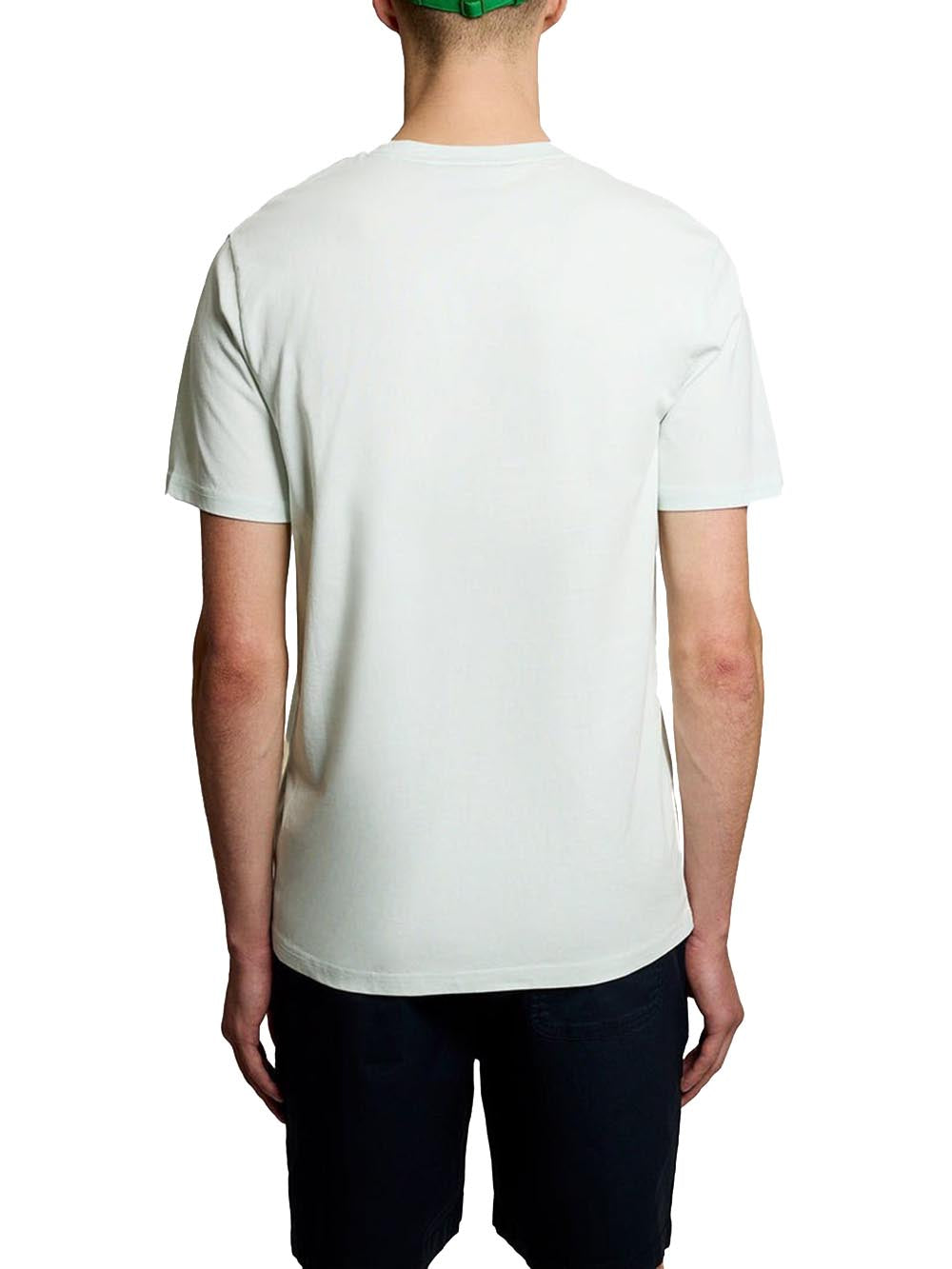 Plain T-shirt Lyle & Scott T-shirt Uomo Ts400vogt Ghiaccio