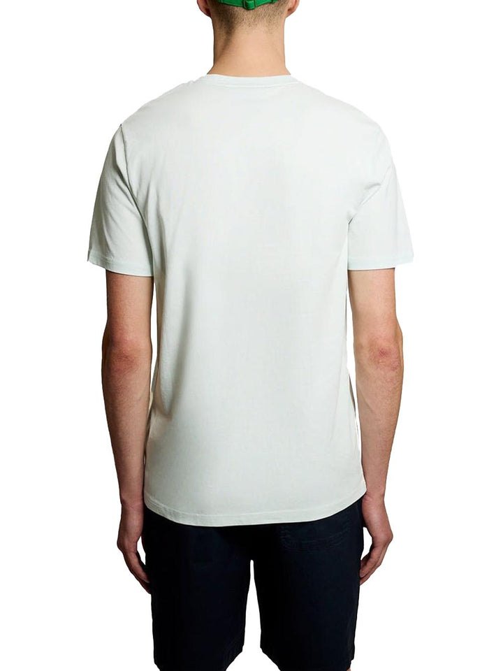 Plain T-shirt Lyle & Scott T-shirt Uomo Ts400vogt Ghiaccio