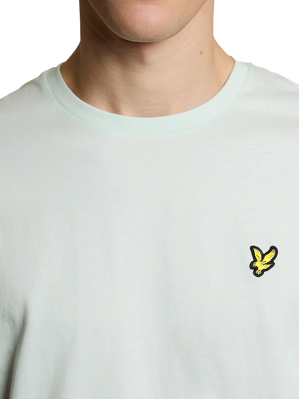 Plain T-shirt Lyle & Scott T-shirt Uomo Ts400vogt Ghiaccio