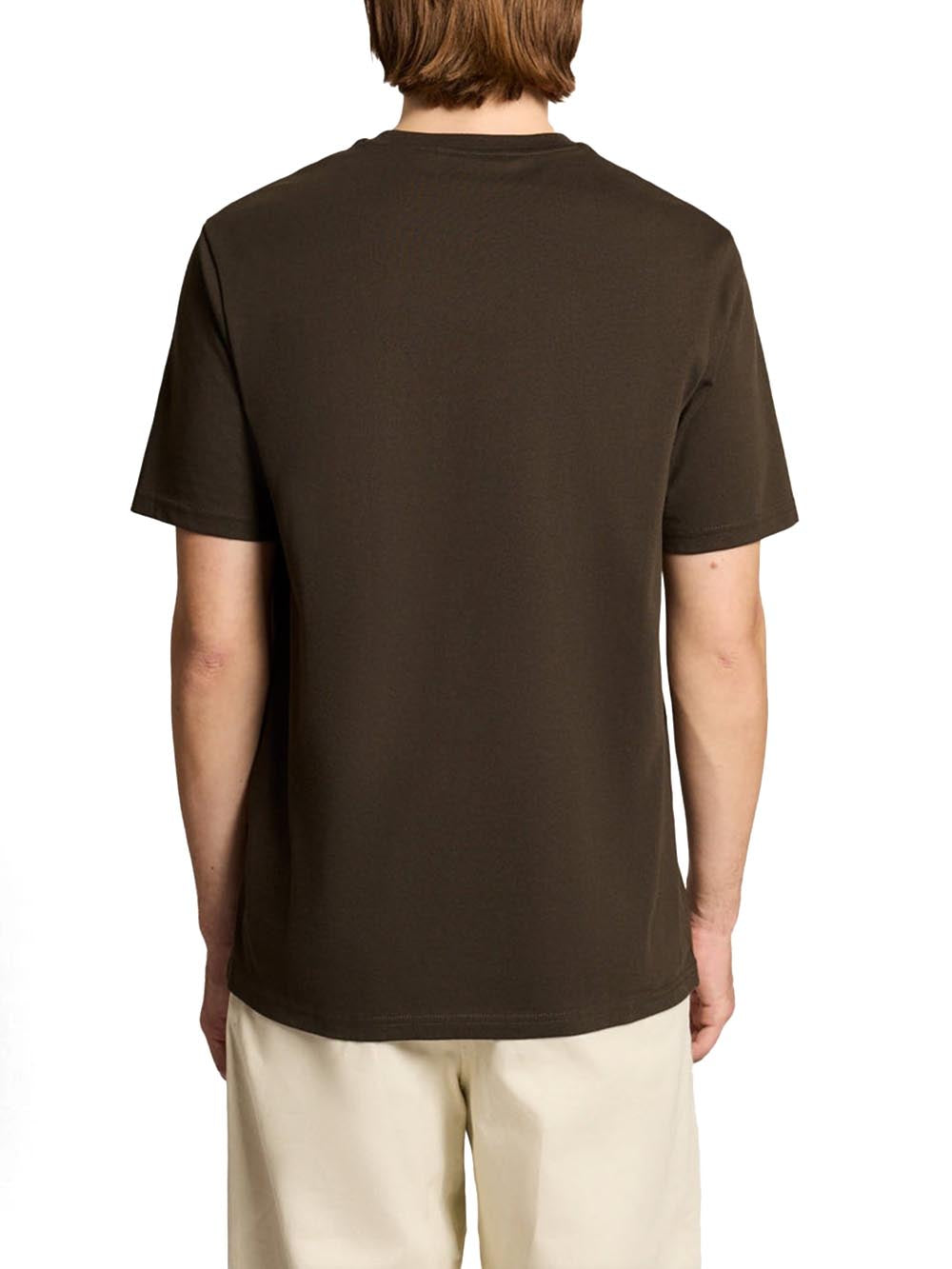 Lyle & Scott T-shirt Uomo Ts400vogt Marrone