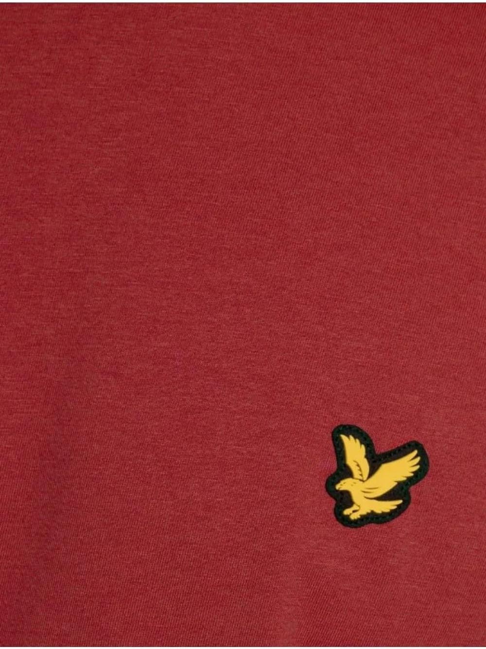 Plain T-shirt Lyle & Scott T-shirt Uomo Ts400vogt Bordeaux