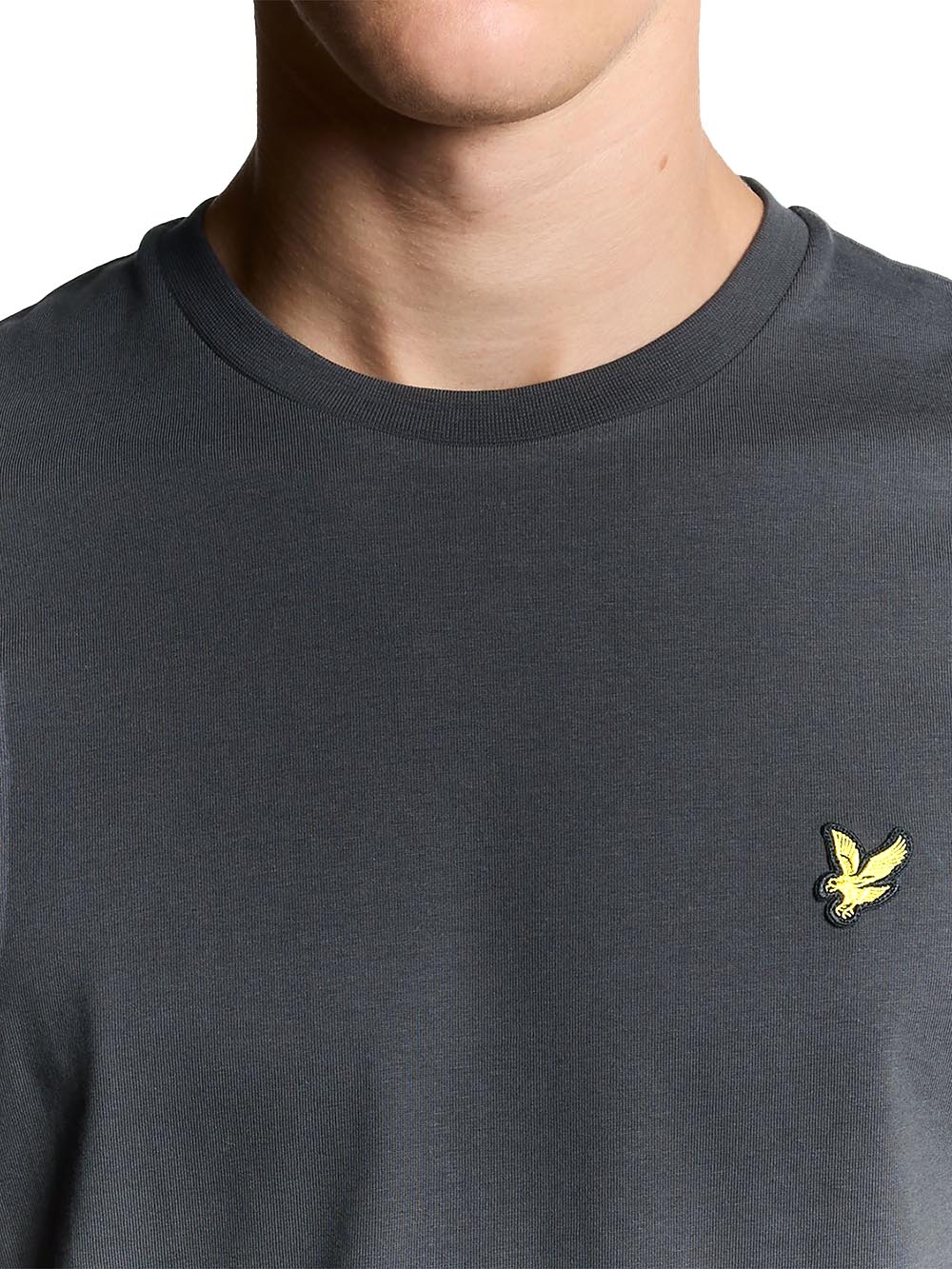 Plain T-Shirt Lyle & Scott T-shirt Uomo Ts400vog Grigio scuro