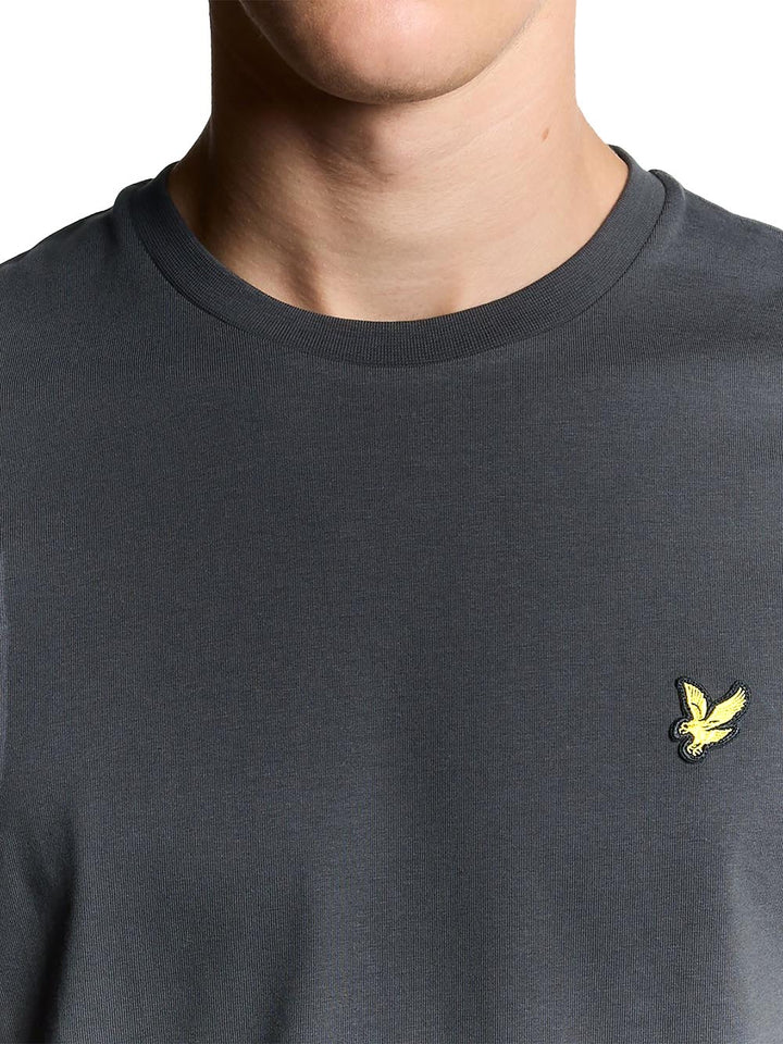 Plain T-Shirt Lyle & Scott T-shirt Uomo Ts400vog Grigio scuro