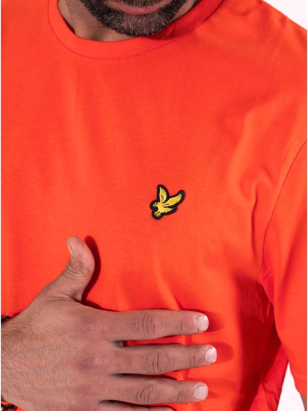 Plain T-Shirt Lyle & Scott T-shirt Uomo Ts400vog Arancione