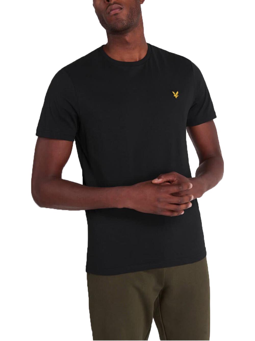 Plain T-Shirt Lyle & Scott T-shirt Uomo Ts400vogx Nero