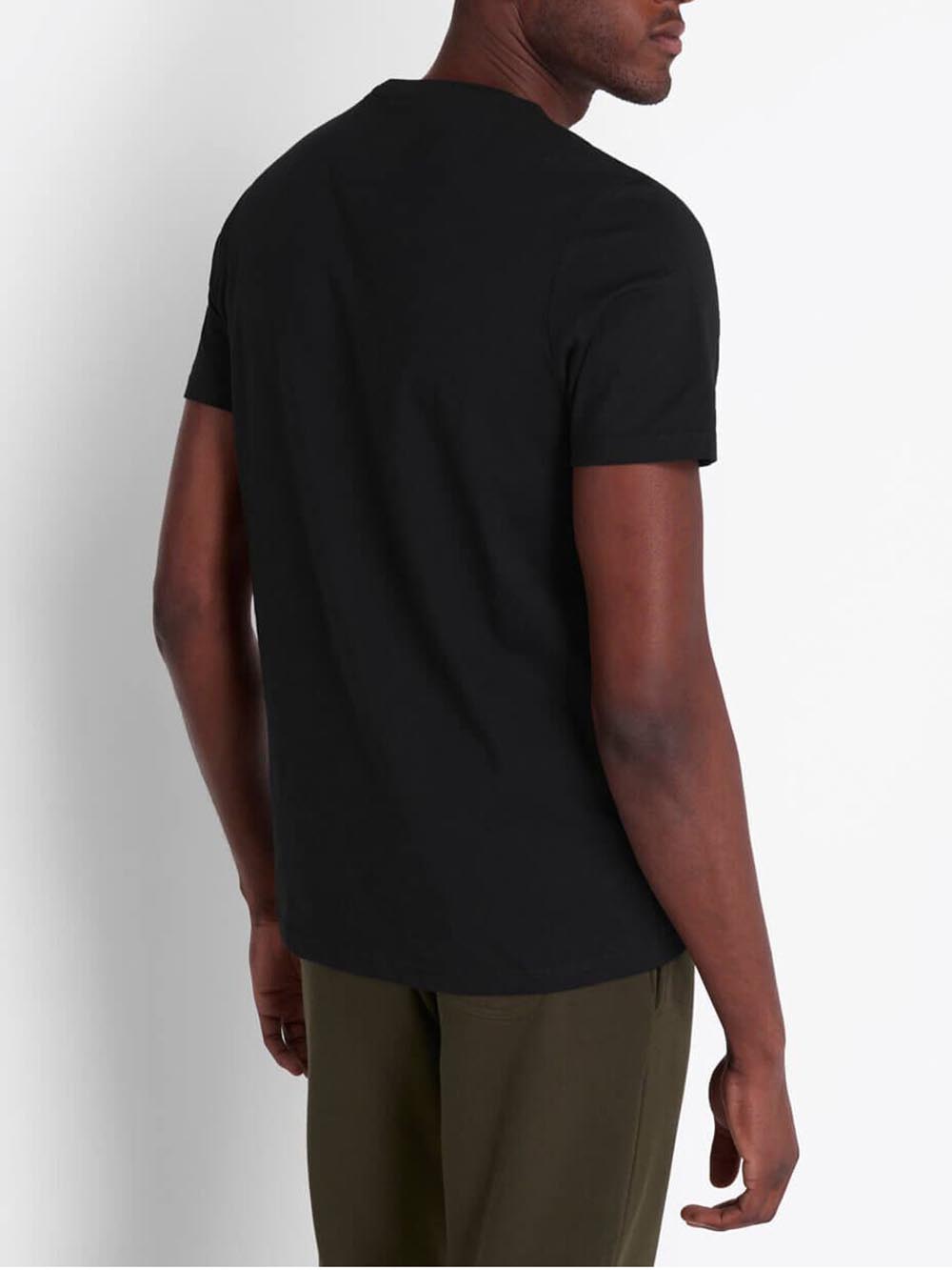 Plain T-Shirt Lyle & Scott T-shirt Uomo Ts400vogx Nero