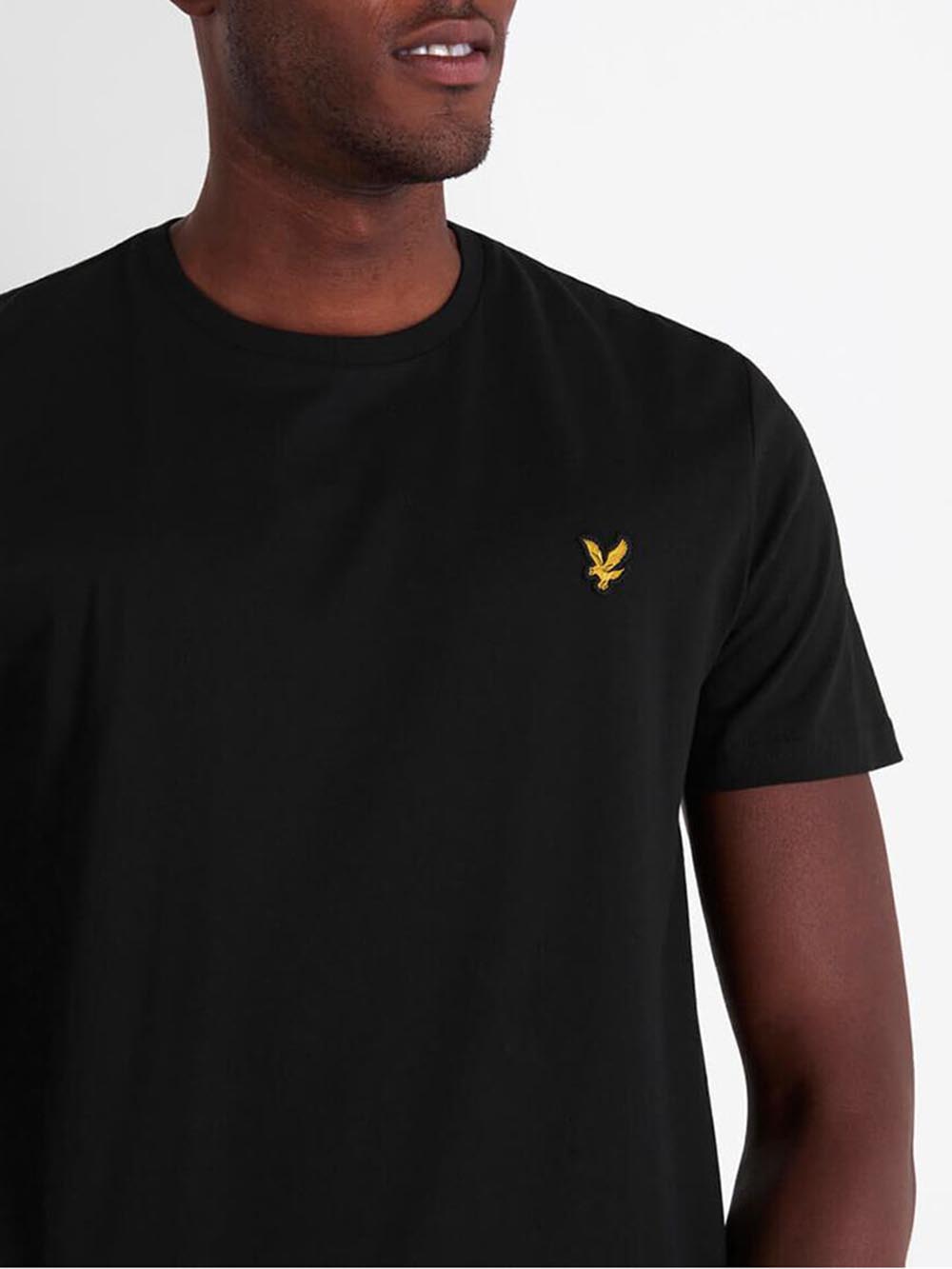 Plain T-Shirt Lyle & Scott T-shirt Uomo Ts400vogx Nero