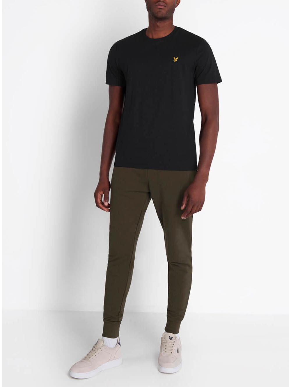 Plain T-Shirt Lyle & Scott T-shirt Uomo Ts400vogx Nero