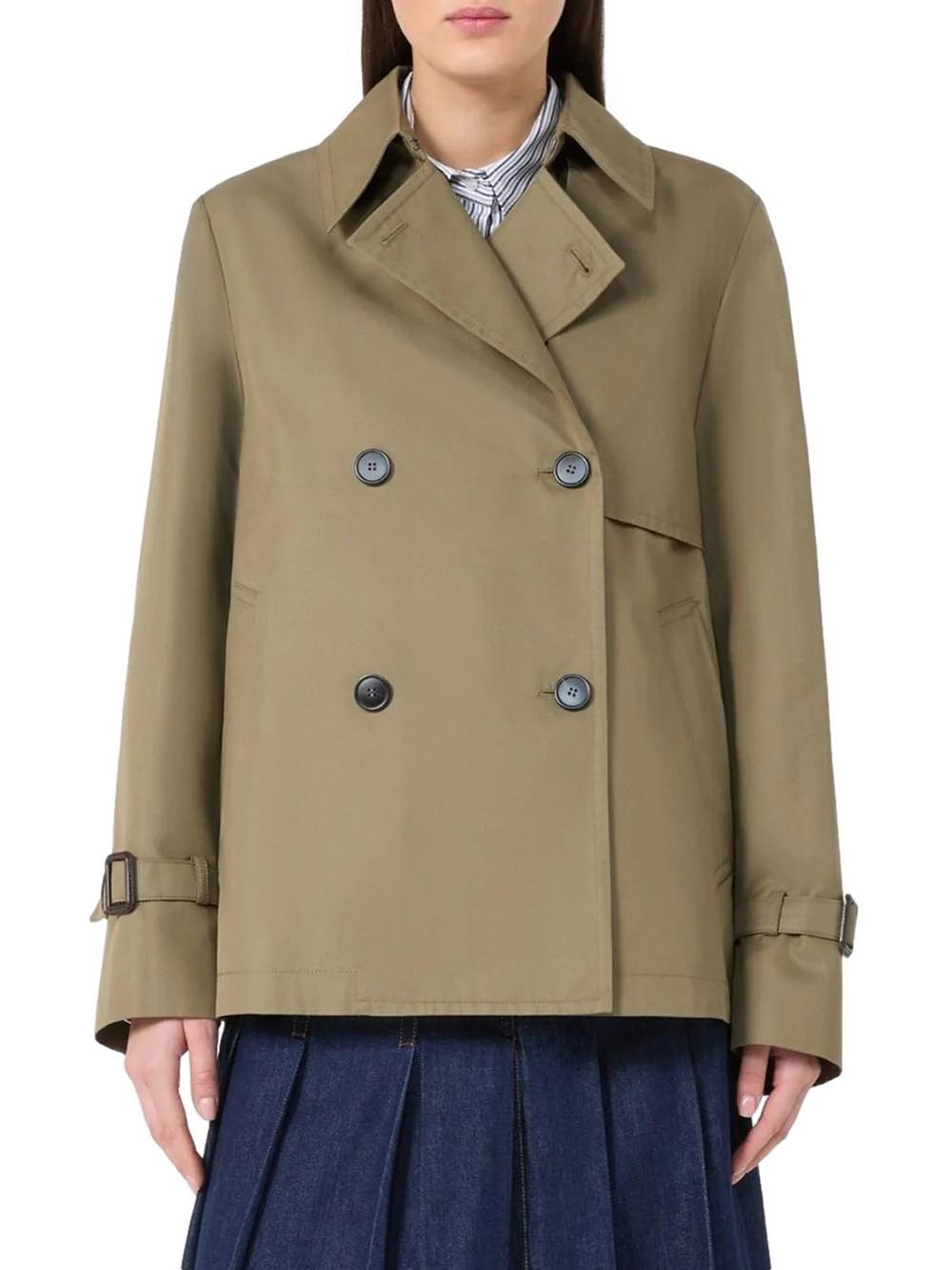 WKDBIGLIA Max Mara Weekend Trench Donna 2615021051 Verde
