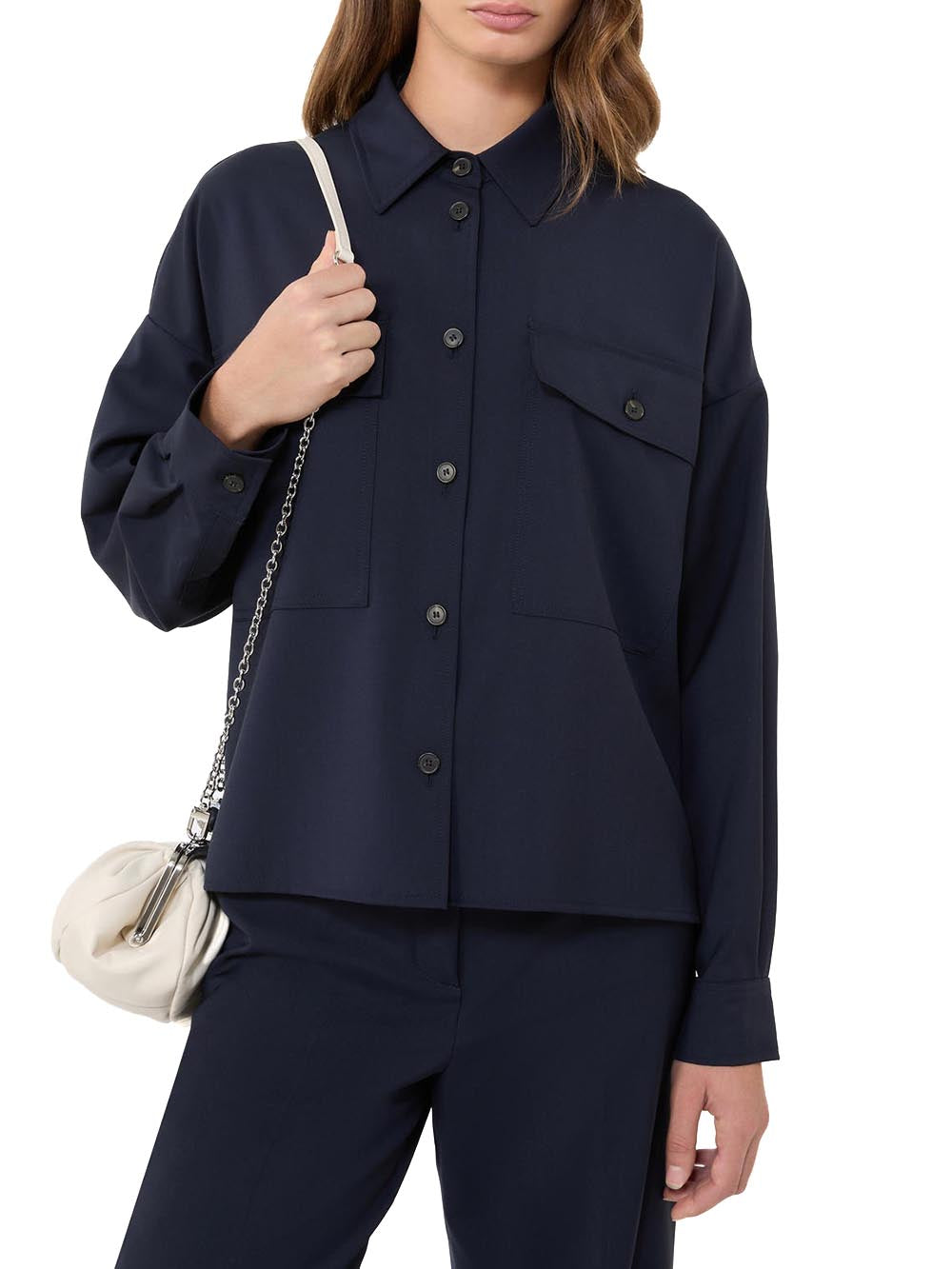 WKDMULINO Max Mara Weekend Camicia Donna 2615041021 Blu